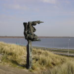 Monument op Veerse Dam -chalet zeeland